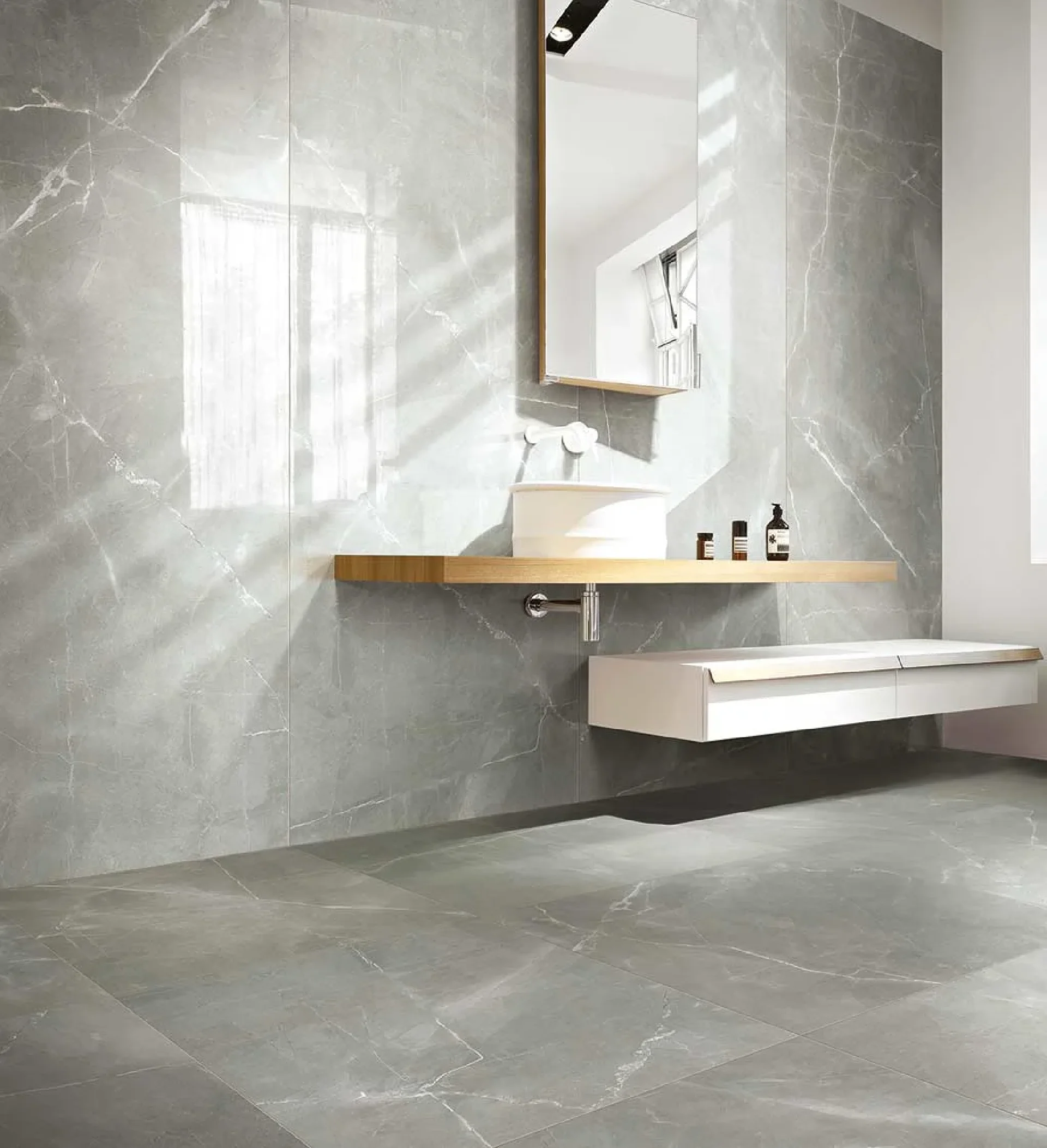 Timeless Amani Grey 80x80 Shine Gat.1