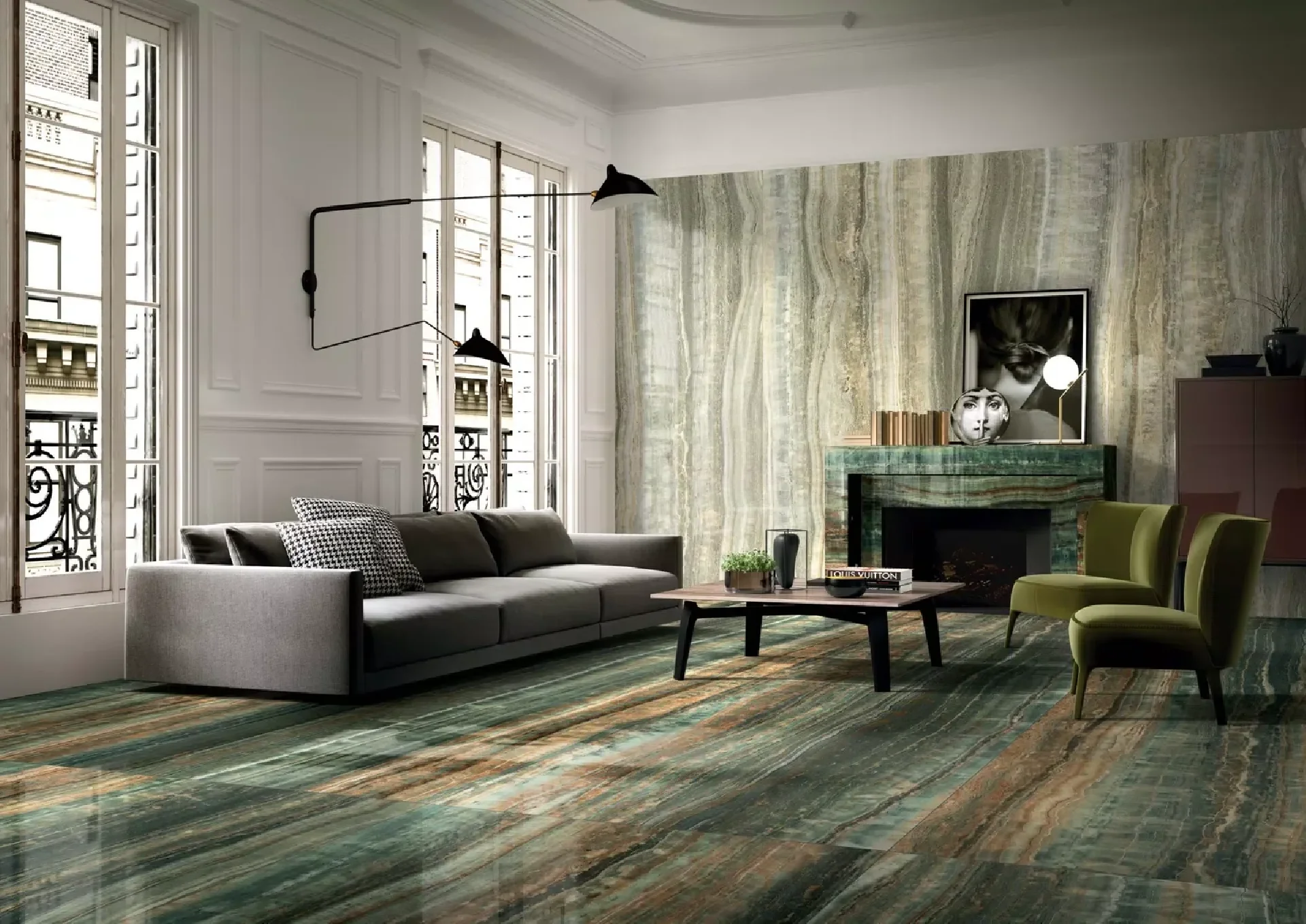 Eccentric Luxe Sage 60x120 Glossy Gat.1