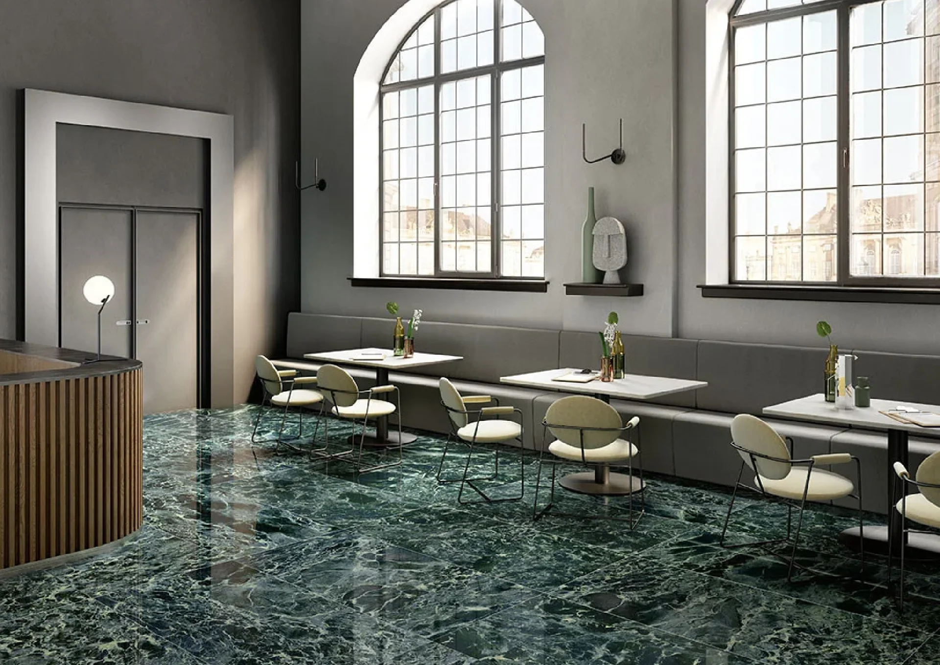 Sound of Marbles Verde Intenso 74x74 Mat.Gat.1