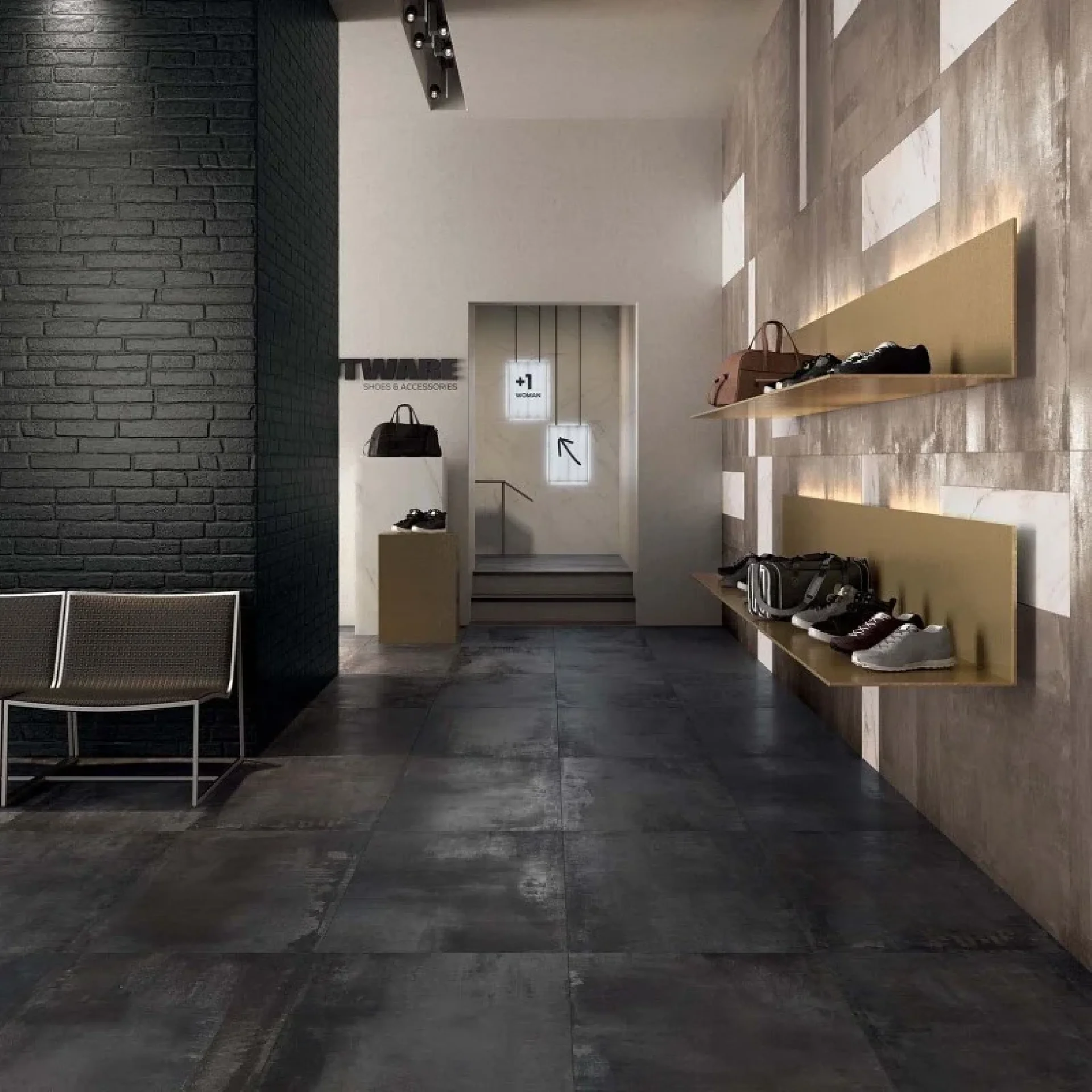 Interno 9 Dark 60x60 Rett.Gat.1