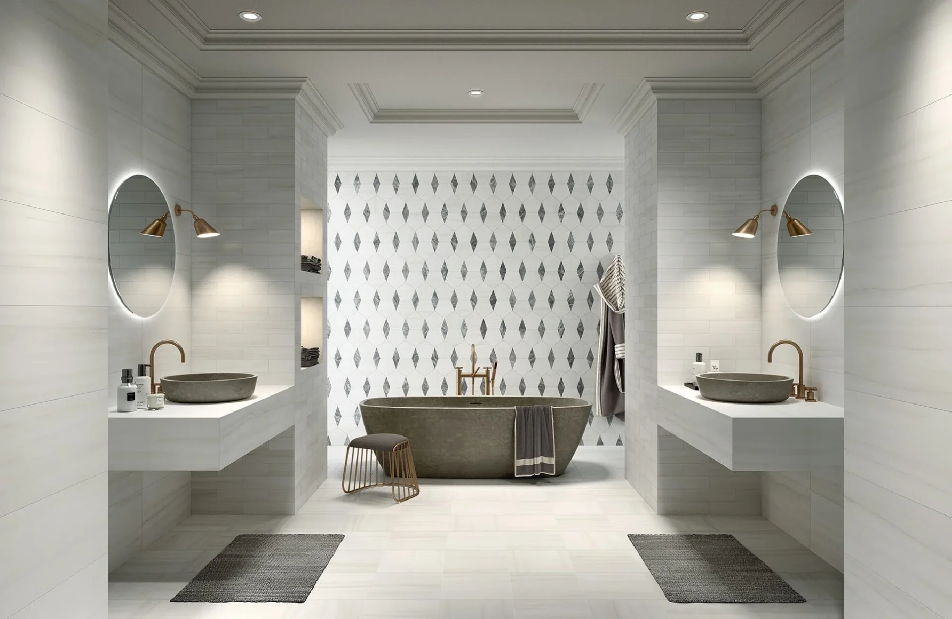 Imperial Next White Dolomite 60x60 Lev.Ret.Gat.1