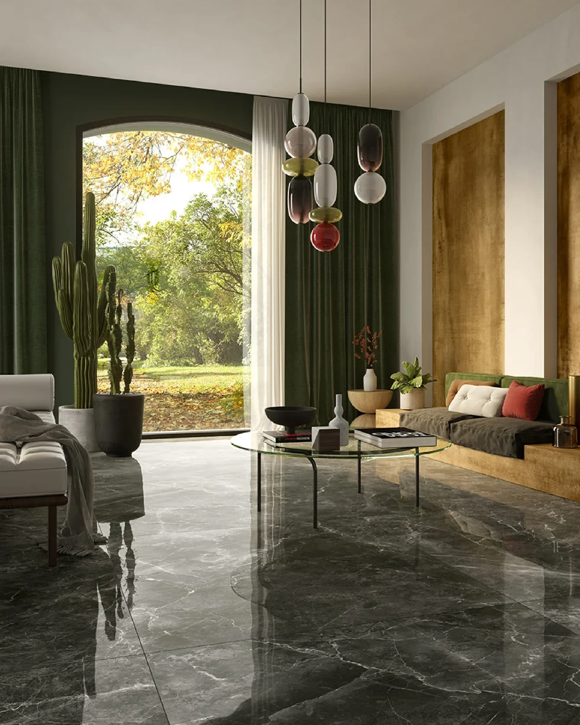 Sunshine Emperador Dark 60x60 Rett.Gat.1