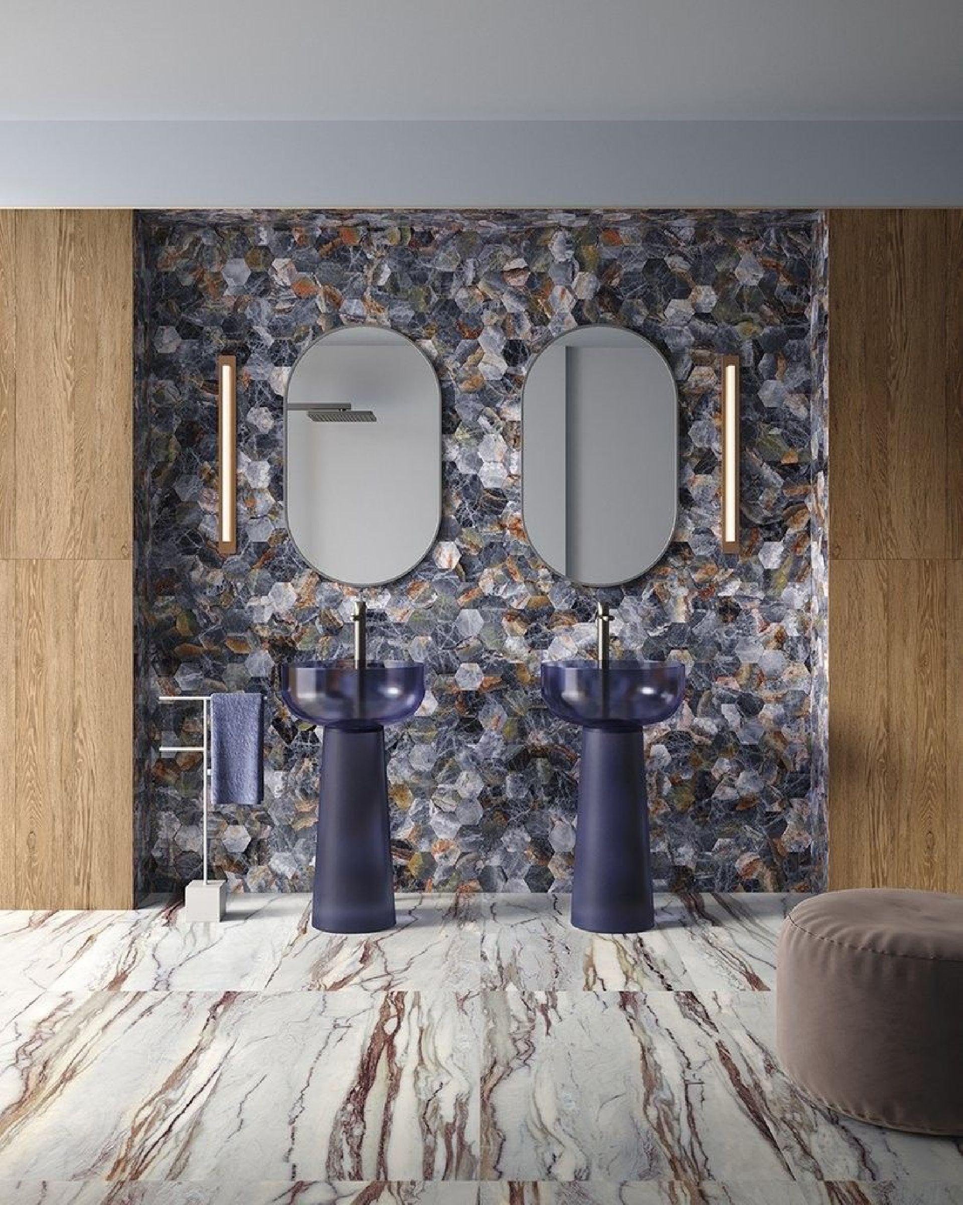 Star Marble Indigo 60x120 Nat.Ret.Gat.1