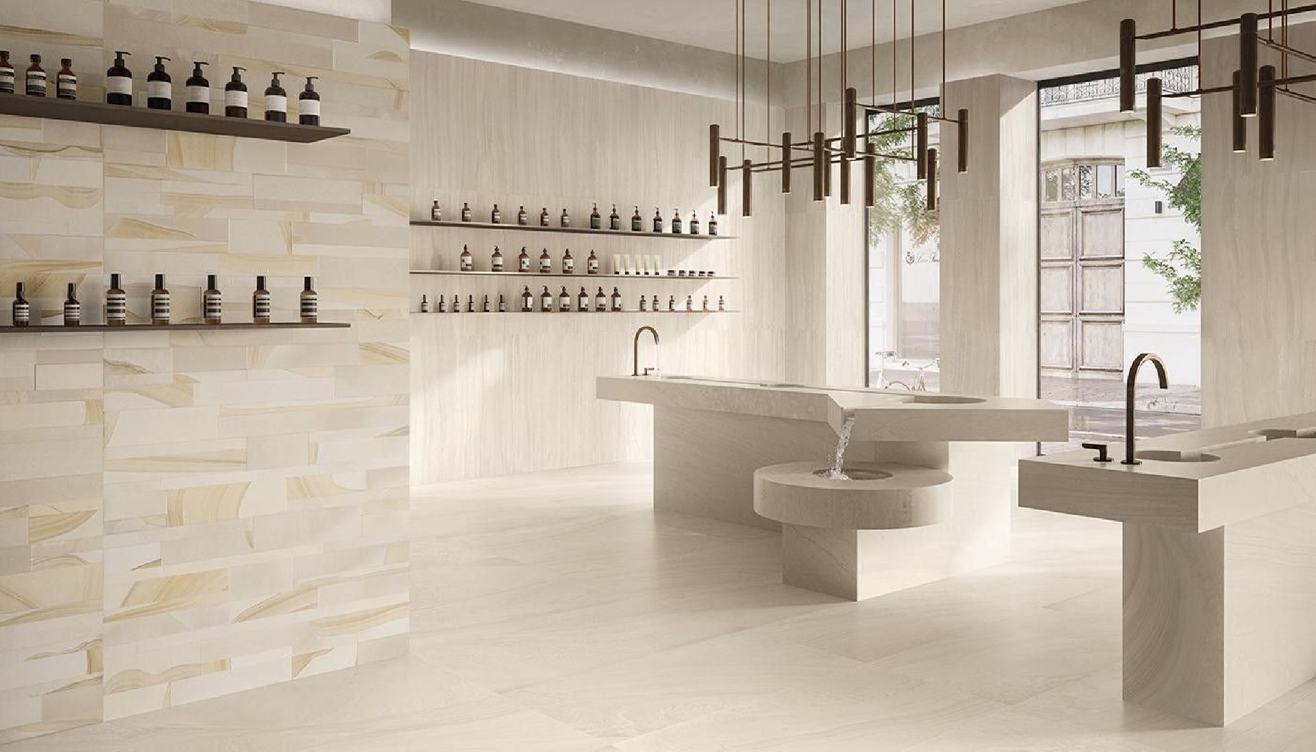 Varana Stone Decori Blocks Beige 60x120 Silktech Gat.1