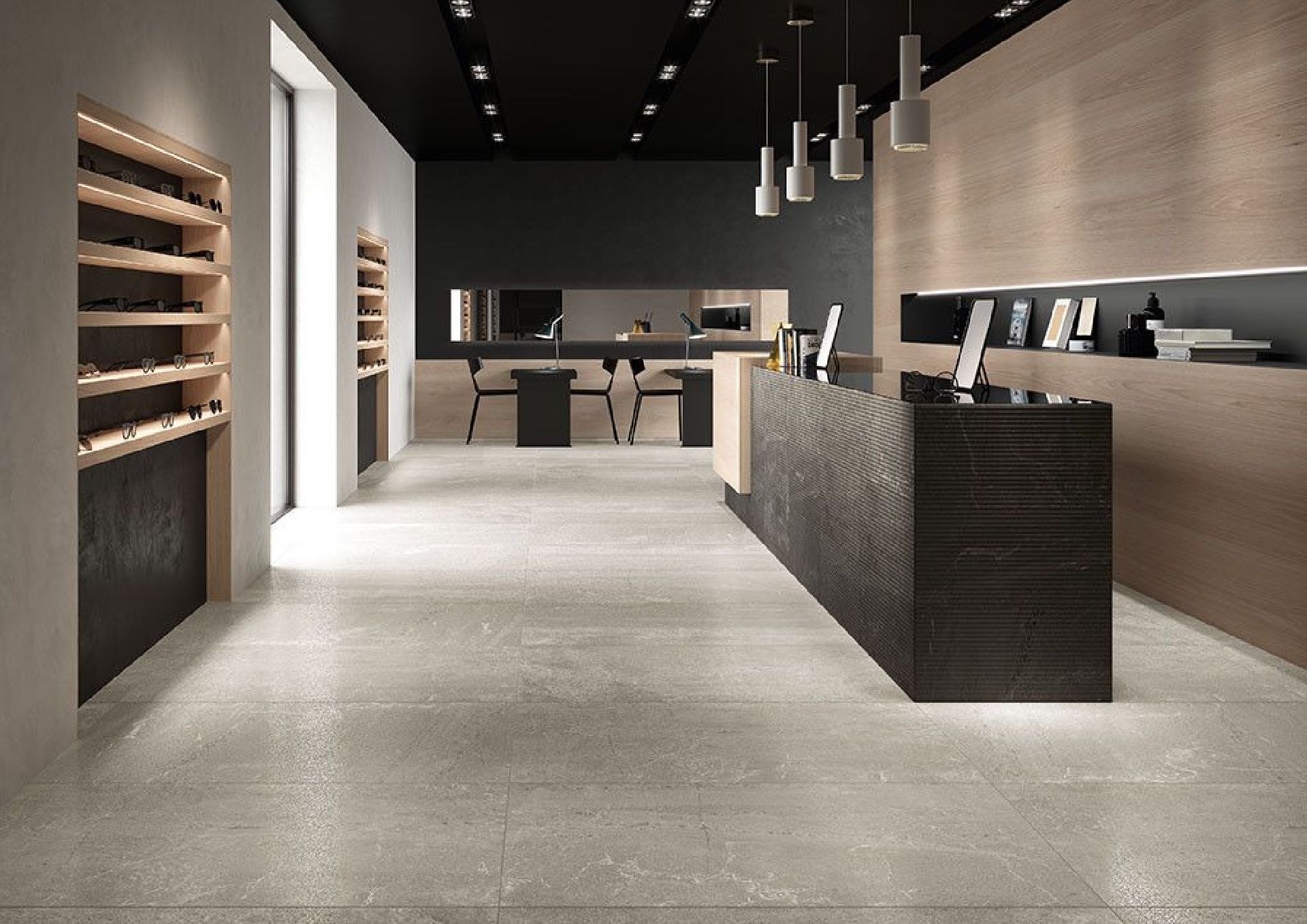 Blendstone Grey 60x60 Lucidato Ret.Gat.1