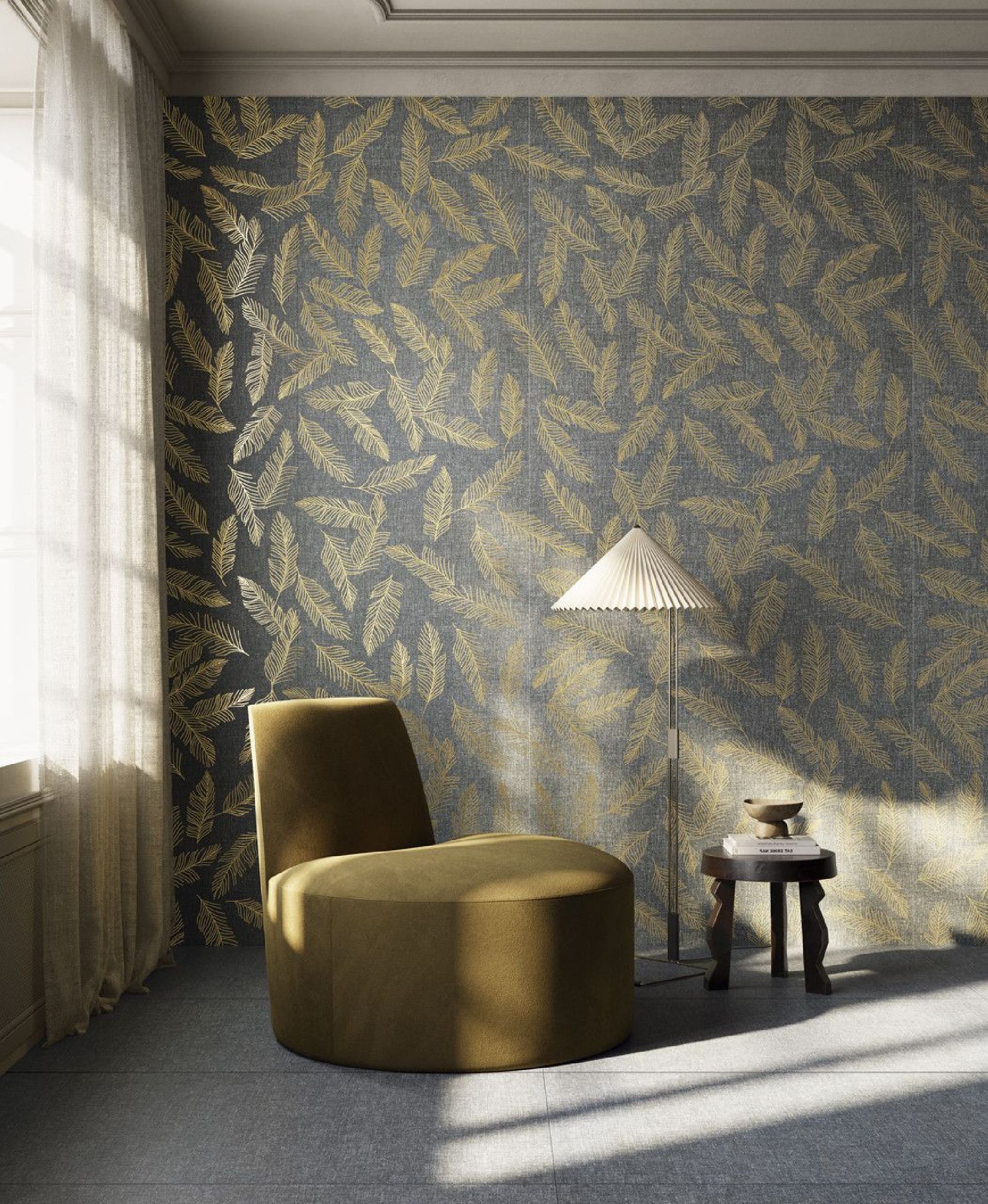 Dream Navy Blue Palm 120x278 Nat.Gat.1