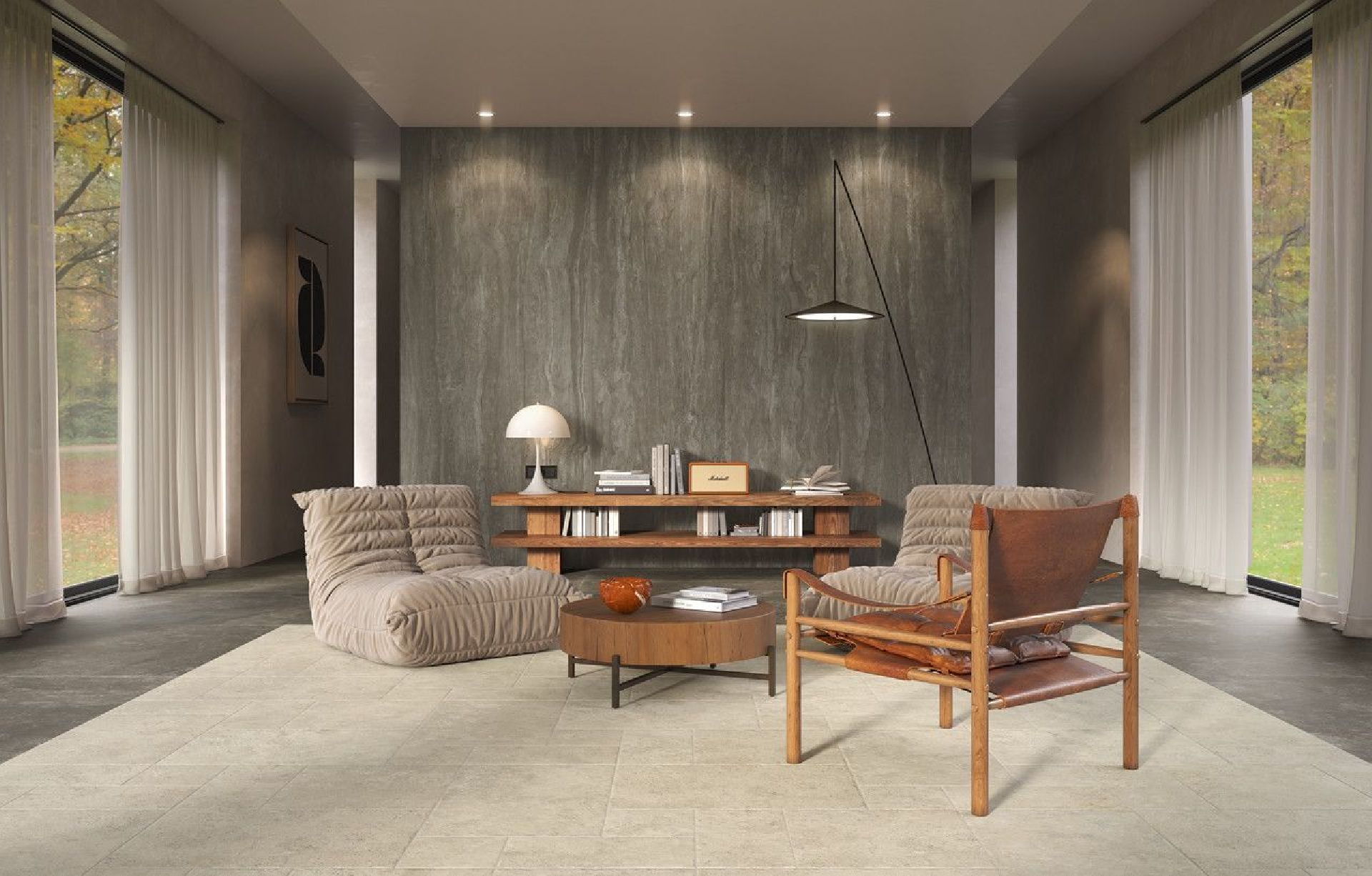 Royal Travertino Ebur Cross 60x120 Nat.Gat.1