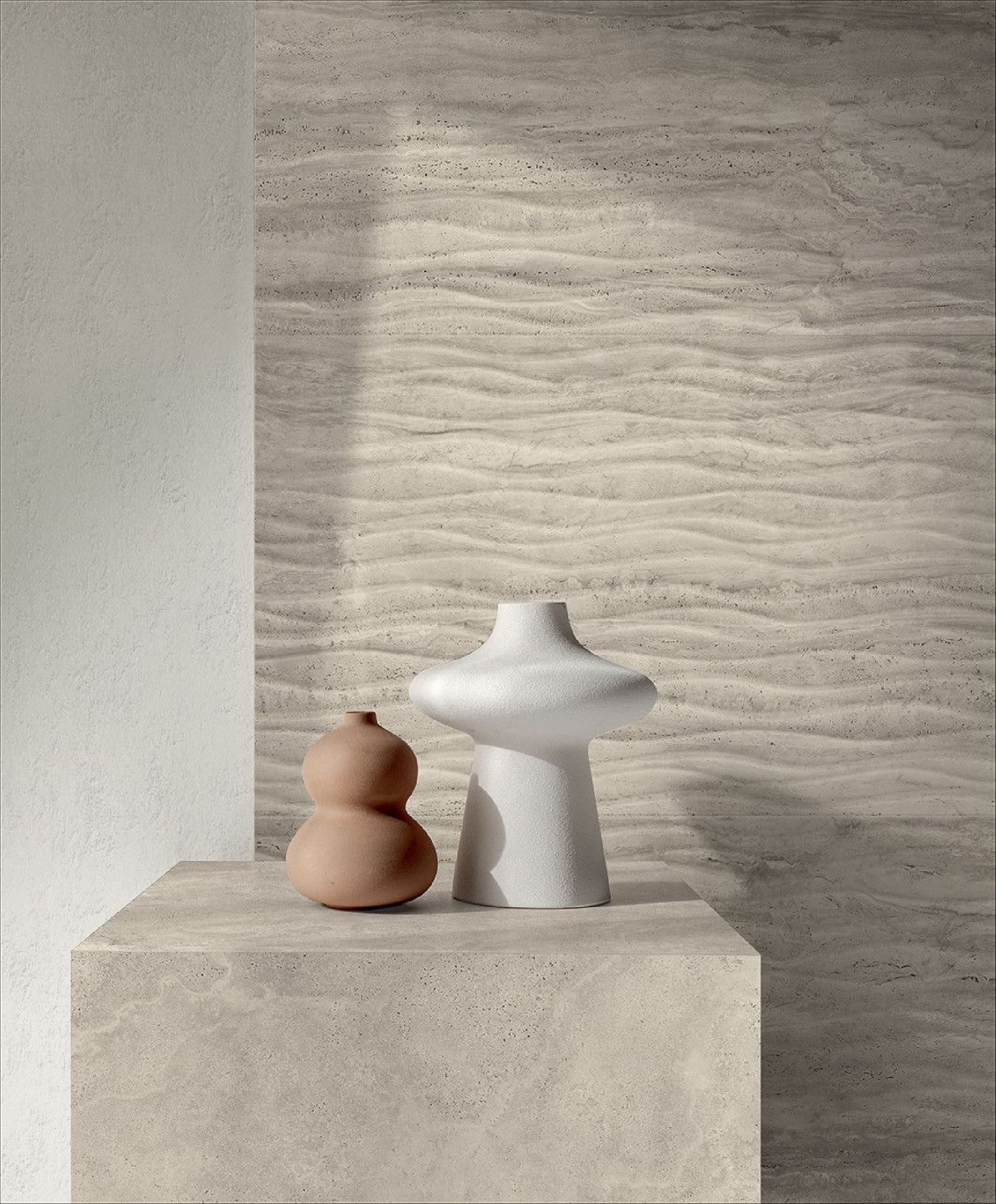 Royal Travertino Navona Cross 80x80 Nat.Gat.1