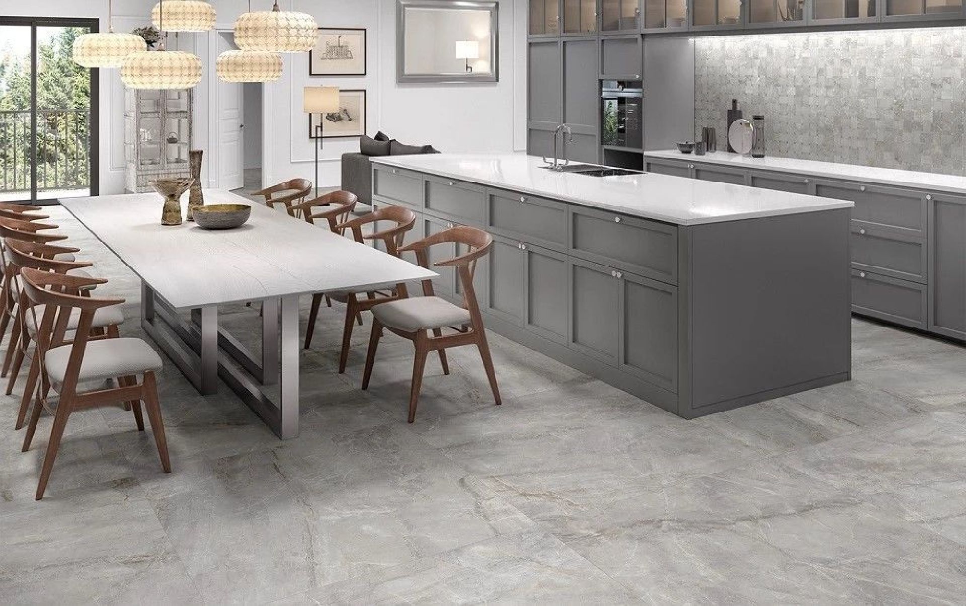 Sybil Light Grey 120x280 Polished Gat.1