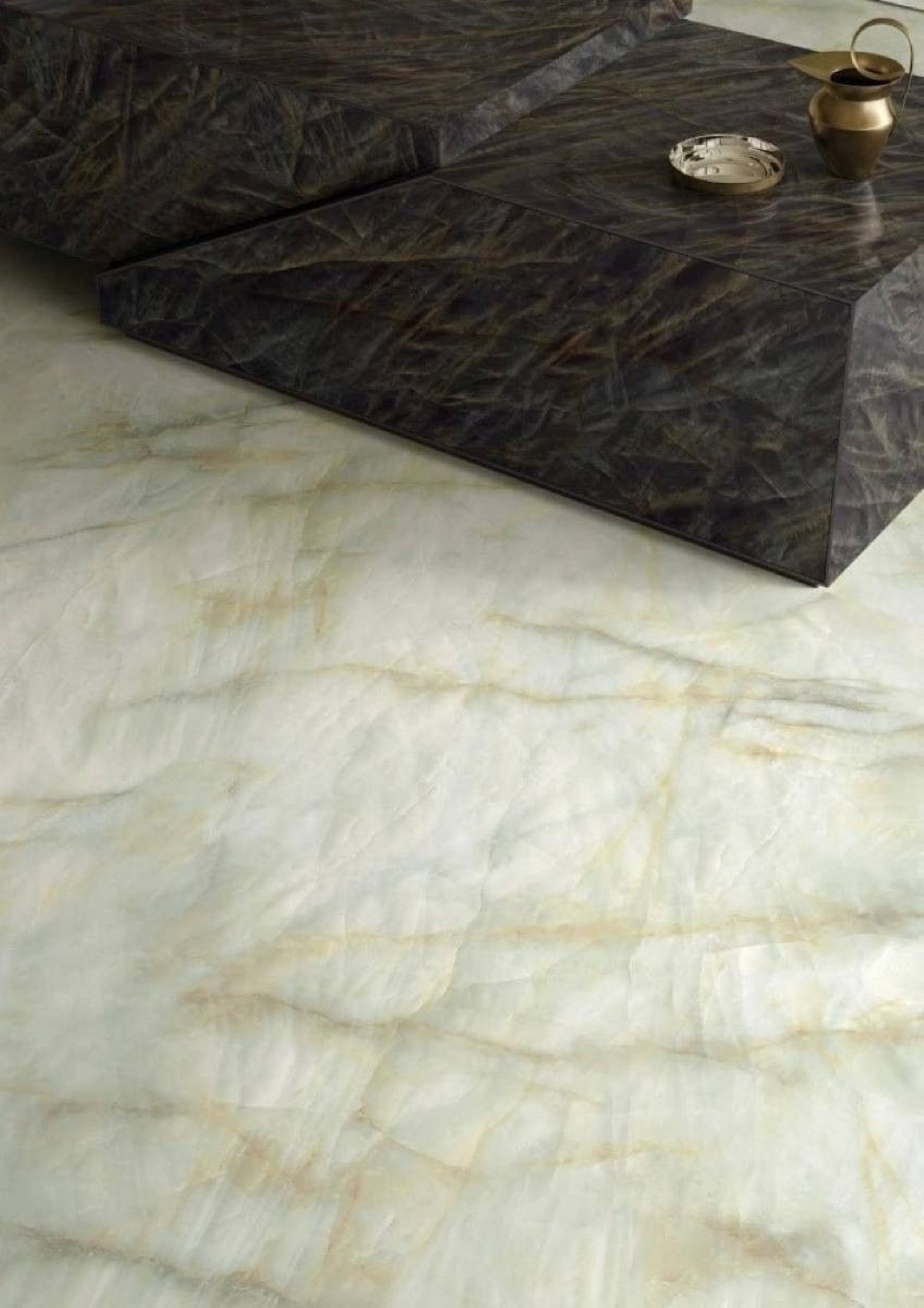 Tele di Marmo Crystal Extra Light Green 60x120 Silk Gat.1