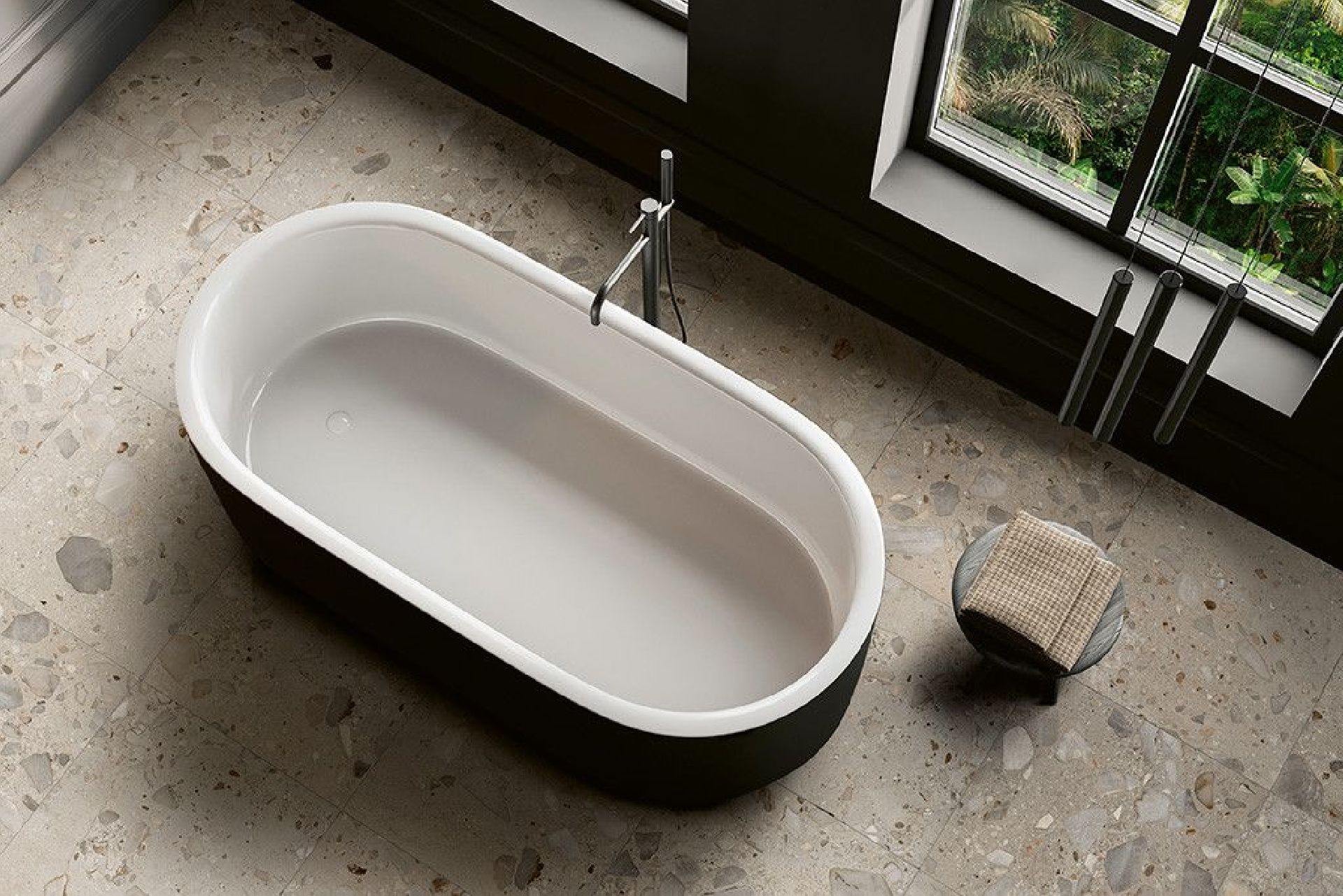 I Ciottoli Sassi Grigio 120,8x120,8 Nat.Gat.1