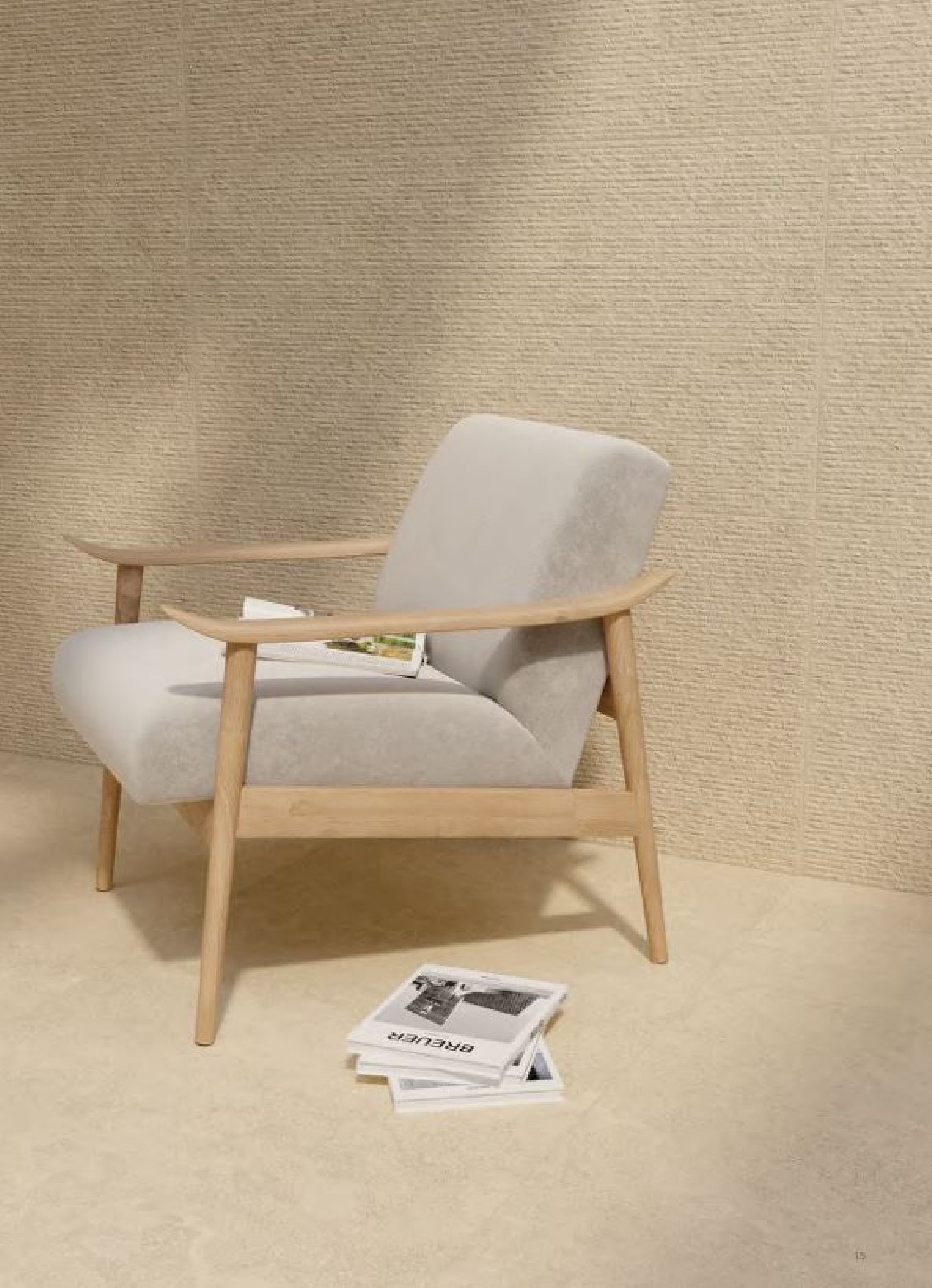 Landscape Decoro Rigato Sabbia 60x120 Silk Gat. 1