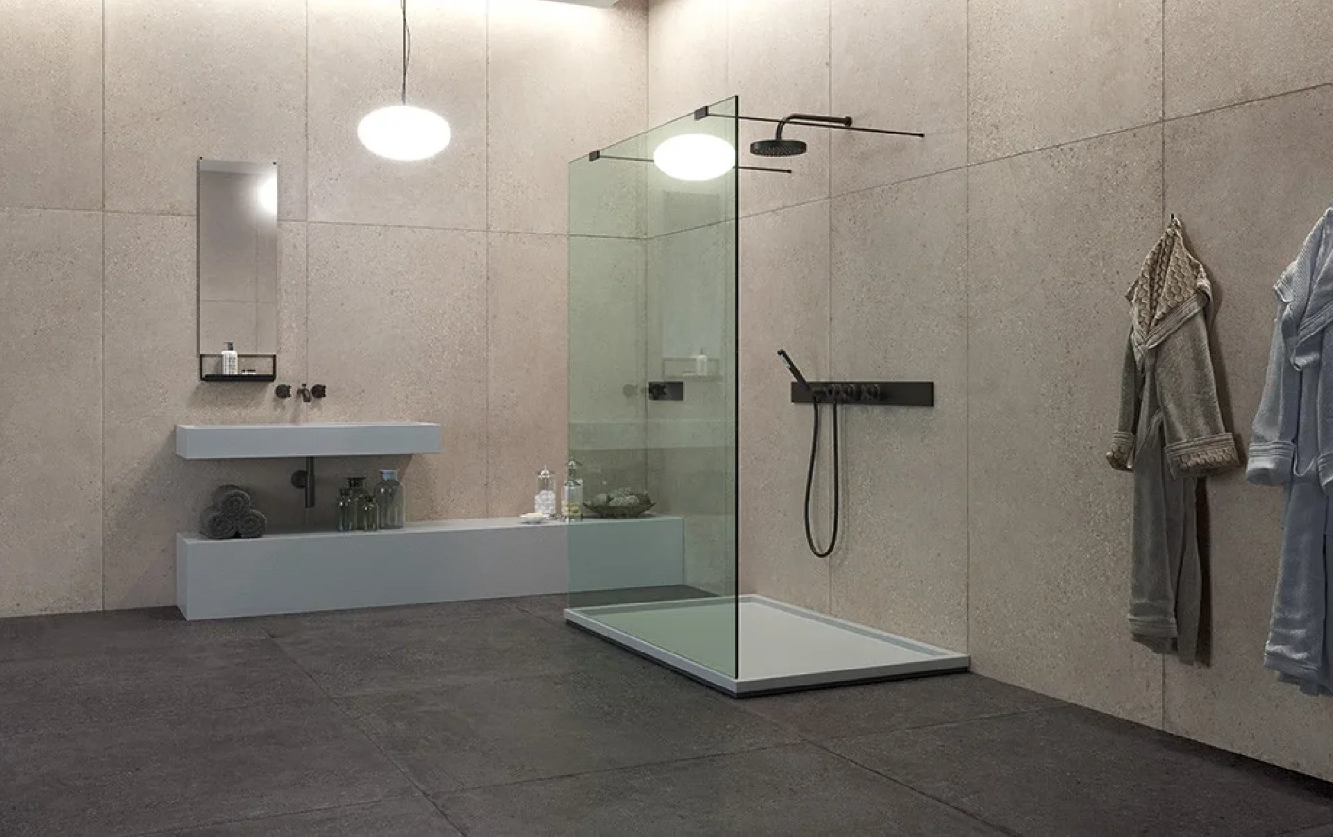 Konkrete Project Grigio 100x100 Nat.Ret.Gat.1