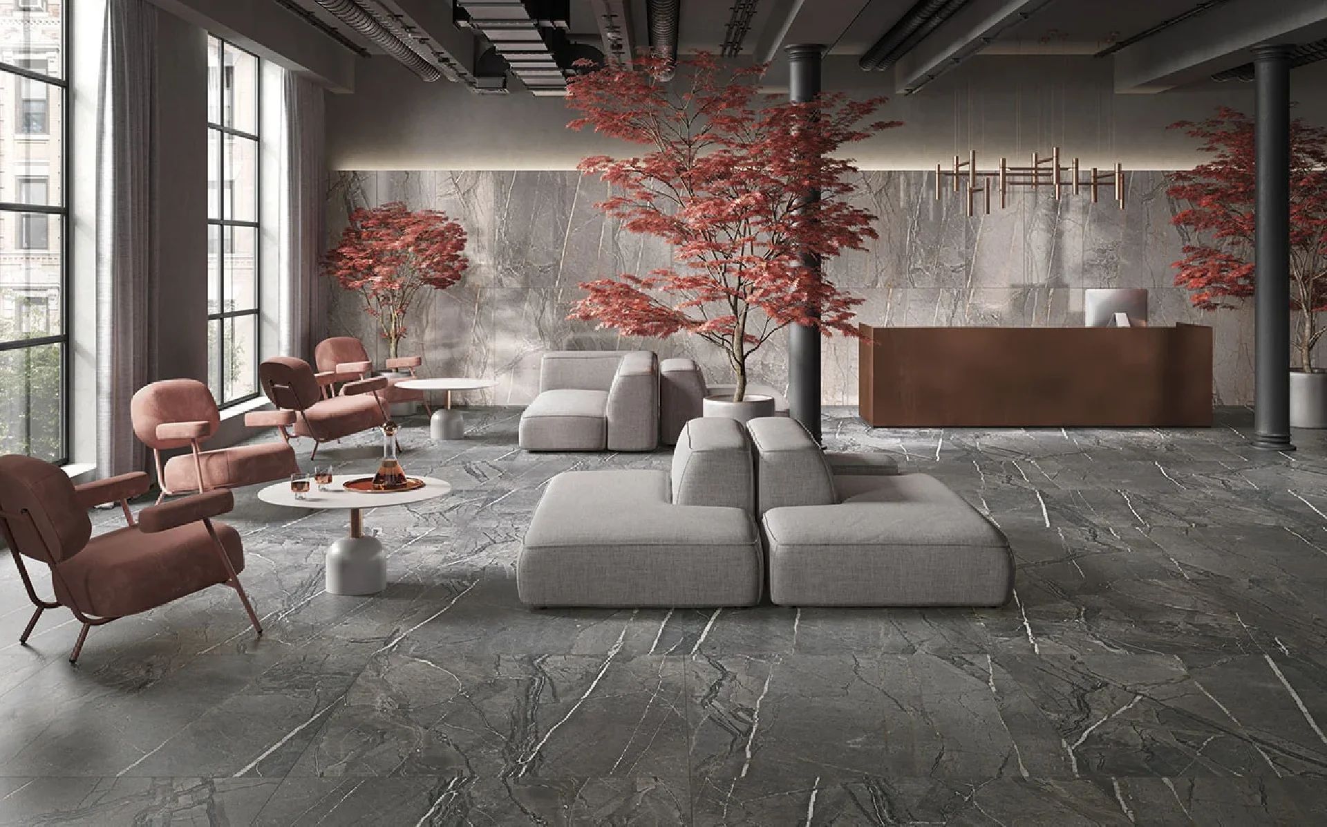 Amaranto Grey 60x120 Satin Gat.1