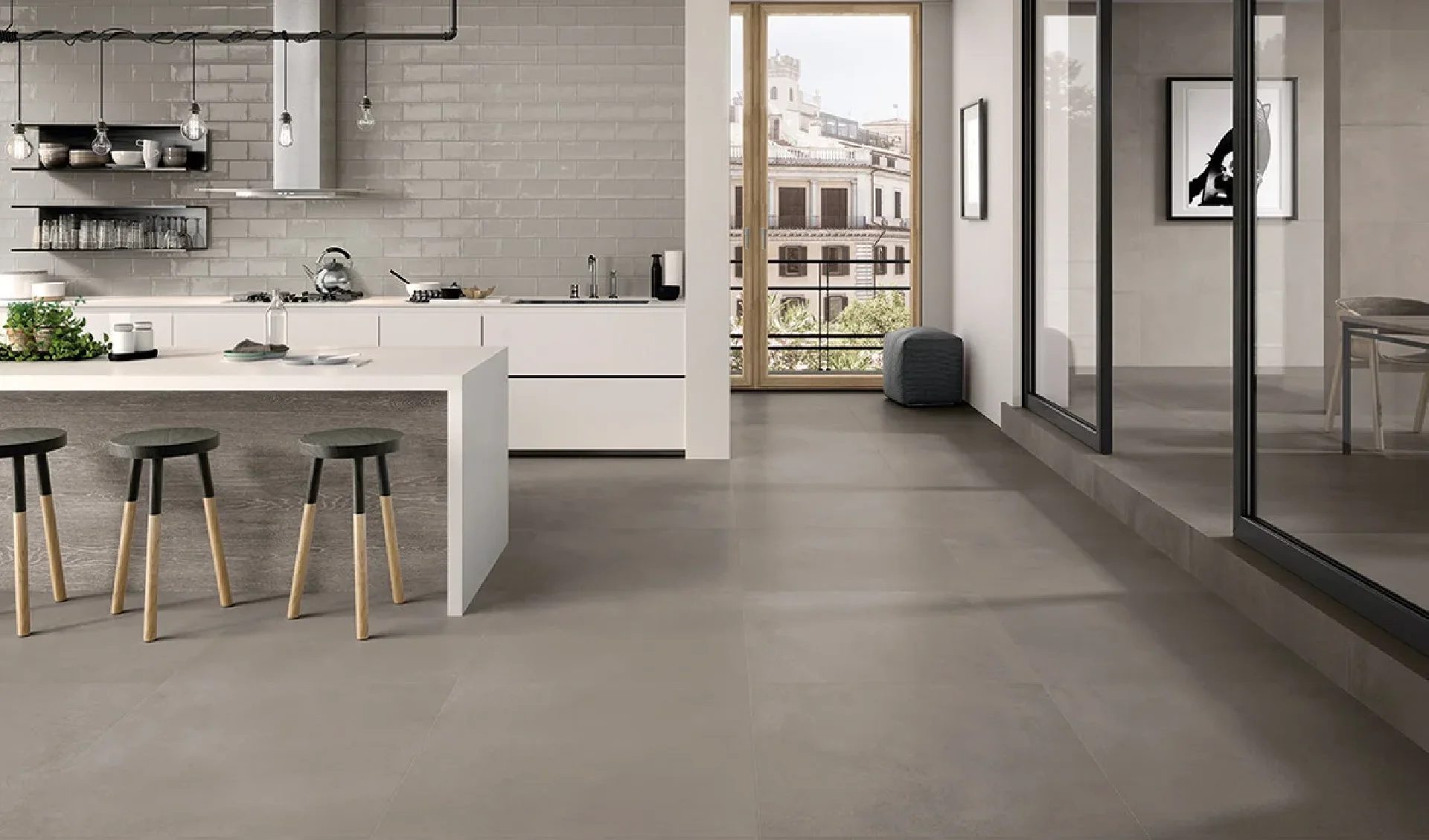 Tr3Nd Brown Concrete 120x120 Naturale Rett.Gat.1